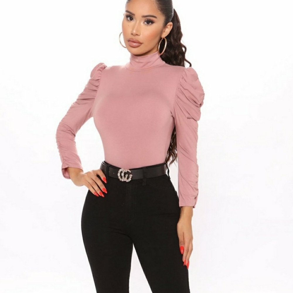 Fashion Nova Mauve Bodysuit